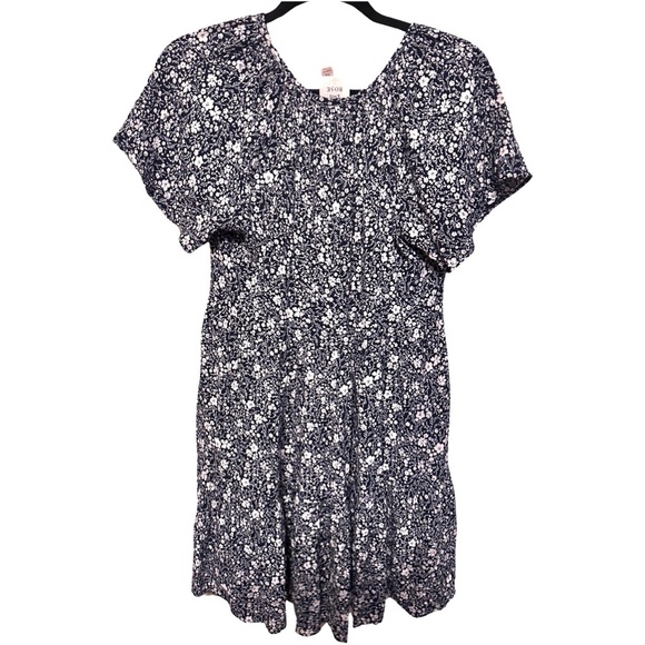Knox Rose Navy and White Floral Baby Doll Dress Size XS - Picture 3 of 6